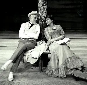 Seagull: Actor George Devine and Actress Peggy Ashcroft in The Seagul
