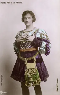 Faustus: Actor Henry Ainley in the role of Faust