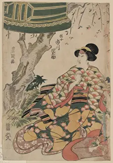 Ichikawa: The actor Ichikawa Dannosuke in the role of Tsunajo