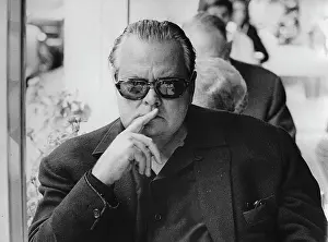Sacher: The actor Orson Welles in the Hotel