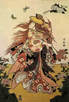 Kiyonaga: The Actor Segawa Kikunojo III in the Dance