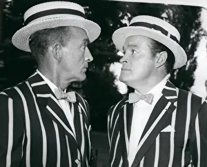 Shepperton: Actors Bing Crosby and Bob Hope
