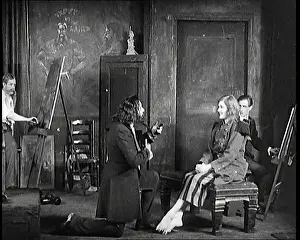 Harding: Actors Lynn Harding and Tom Walls Performing
