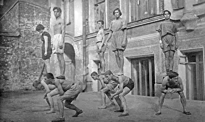 Bizzare: Actors of the Meyerhold stage in Moscow, 1920s
