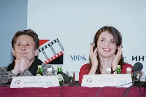 Barber: Actors Oleg Menshikov and Julia Ormond present