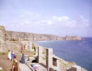 Minack: Actors performing, Minack Theatre, Penzance, Cornwall