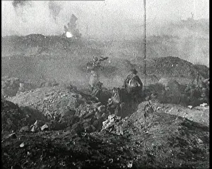Bagpipes: Actors Playing Soldiers Preparing To Go Over