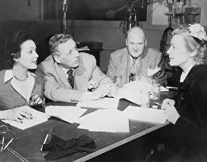 Pinza: Actors rehearse a radio dramatization of the play
