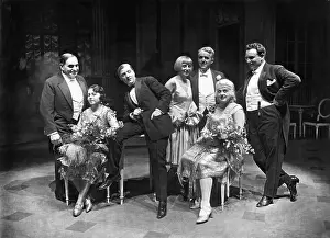 Tauber: Actors during the Richard-Strauss-celebrations, among them R