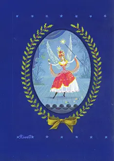 Rivett: Actress dressed as a Fairy on stage