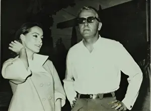 Ferrat: The actress Romy Schneider and her husband Harry