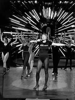 Rehearses: Actress Shirley MacLaine 1934 -