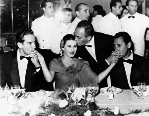 Mangano: Actress Silvana Mangano getting adored at an event