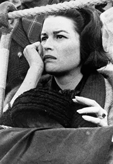 Silvana: Actress Silvana Mangano watching something
