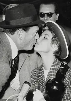 Ziemann: The actress Sonja Ziemann and actor Eddie Constantine on