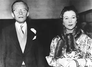 Holman: Actress Vivien Leigh with her former husband, Leigh
