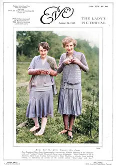 The actresses Fay Compton and Heather Thatcher, 1927