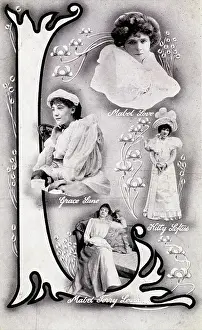 Mabel: Actresses Mabel Love, Grace Lane, Kitty Loftus & Mabel Terry