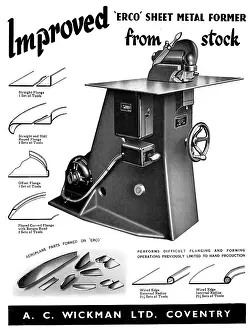 Wickman: A.C.Wickman ERCO Sheet Metal Former