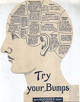 Phrenology: Advertising - 1940's, Try Your Bumps, slogan