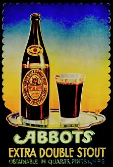 Retrograph: Advertisement for Abbots Extra Double Stout
