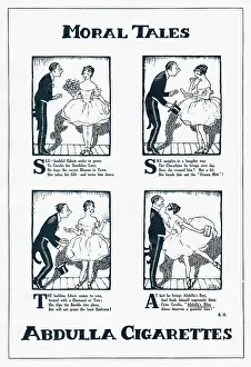 Abdullah: Advert for Abdulla cigarettes 1918
