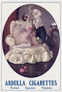 Pierrot: Advert for Abdulla cigarettes 1920