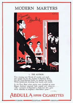 Abdulla: Advert for Abdulla cigarettes, 1927