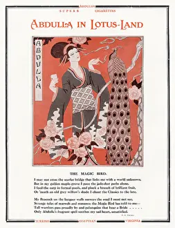 Geisha: Advert for Abdulla cigarettes 1928