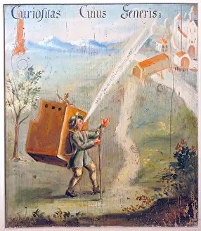 Wanderer: advertising, advertising sign, wandering carny