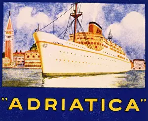 Campanile: Advertisement for the Adriatica cruise ship