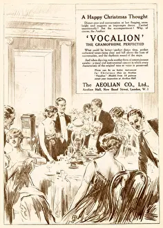 Gramophones: Advert for Aeolian Co. - Vocalion Gramophone 1920