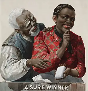 Minority: Advertisement of an African-American couple wherein