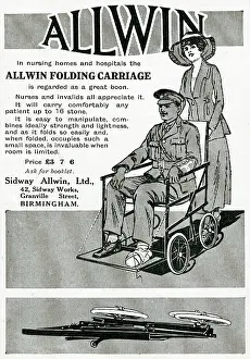 Collapsible: Advert for Allwin Folding Chair 1917