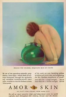 Amor: Advert for Amor Skin, 1930