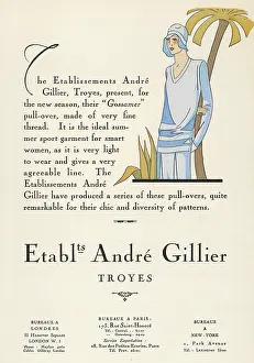 Troyes: Advertisement for Andre Gillier pullover