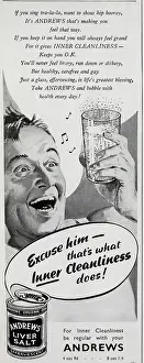 Salts: Advert for Andrews Liver Salt