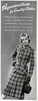 Tweeds: Advert for Aquascutum