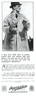 Breasted: Advert for Aquascutum coats 1923