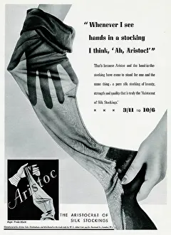 Sheer: Advert for Aristoc stockings 1935