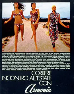 Wrapover: Advertisement for Armonia beach wear