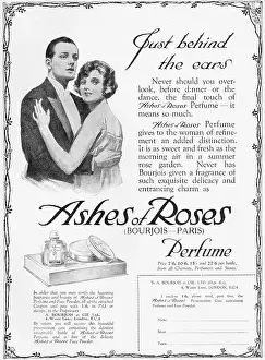 Perfumery: Advert for Ashes of Roses Perfume, 1925