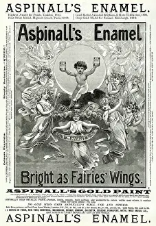 Decorating: Advert for Aspinall's Enamel 1890
