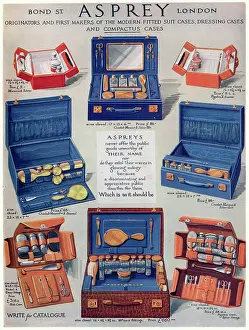 Advert for Asprey dressing case 1928