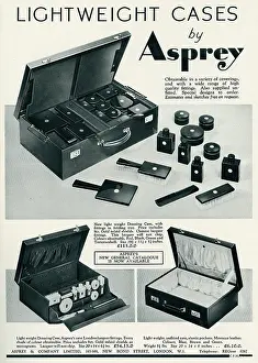 Lacquer: Advert for Asprey dressing case 1935