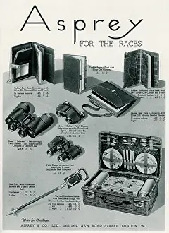 Pigskin: Advert for Asprey for the races 1937