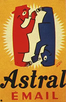 Durable: Advertisement for Astral enamel paint
