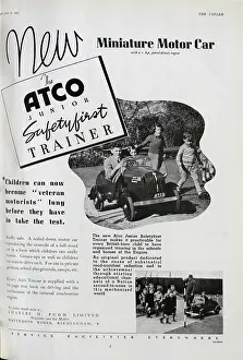 Learner: Advert for the Atco Junior Miniature Motor Car