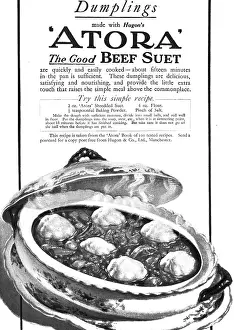 Beef: An advertisement for Atora's Beef Suet