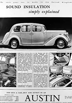 Insulation: Advertisement for Austin cars